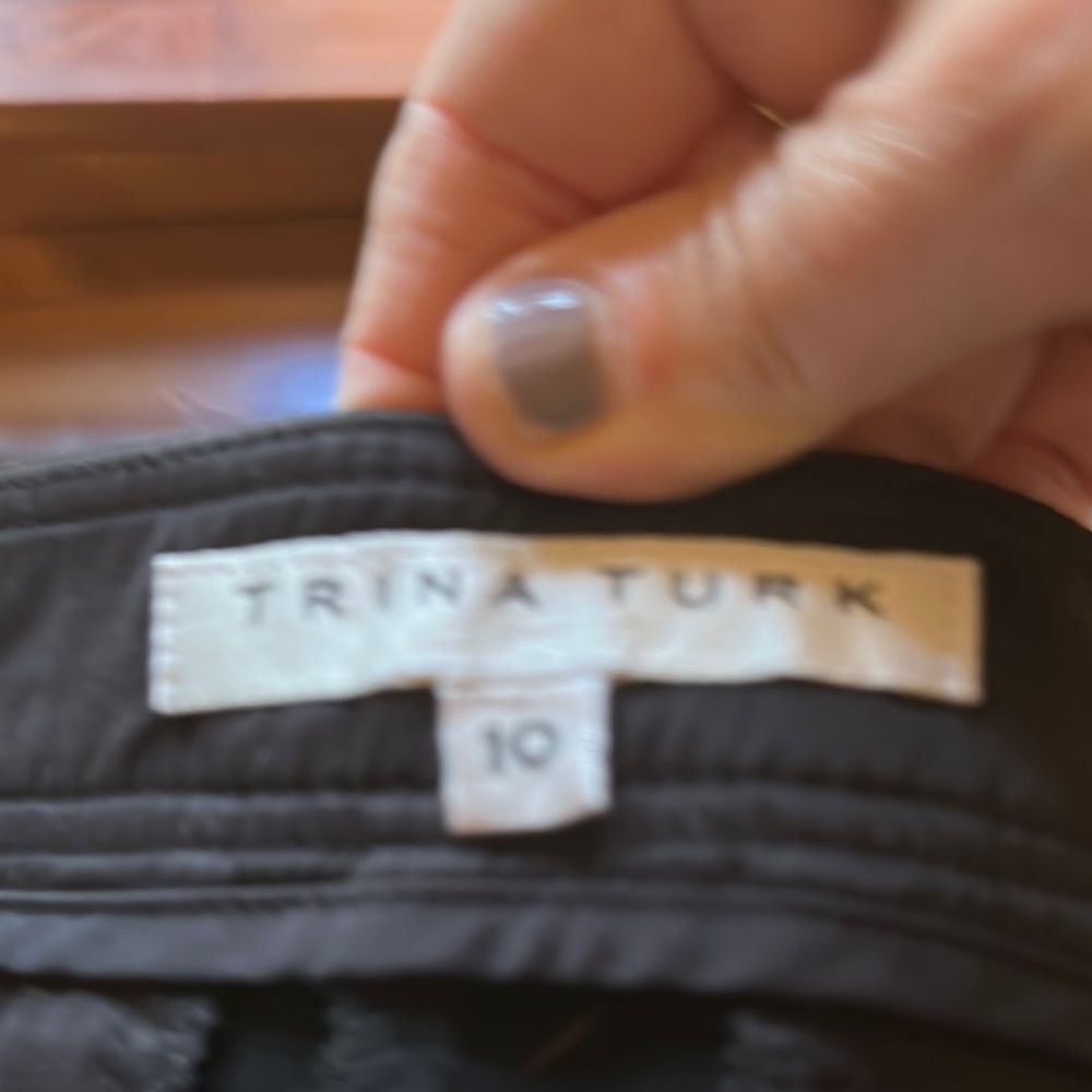 Trina Turk Elegant Black Trousers